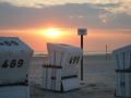 SPO / Bad / Sonnenuntergang Strandkorb