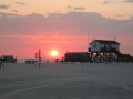 SPO / Bad / Sonnenuntergang Pfahlbau