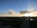 SPO / Dorf / Suedstrand Sonnenuntergang Bruecke