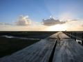 SPO / Dorf / Suedstrand Sonnenuntergang Bruecke
